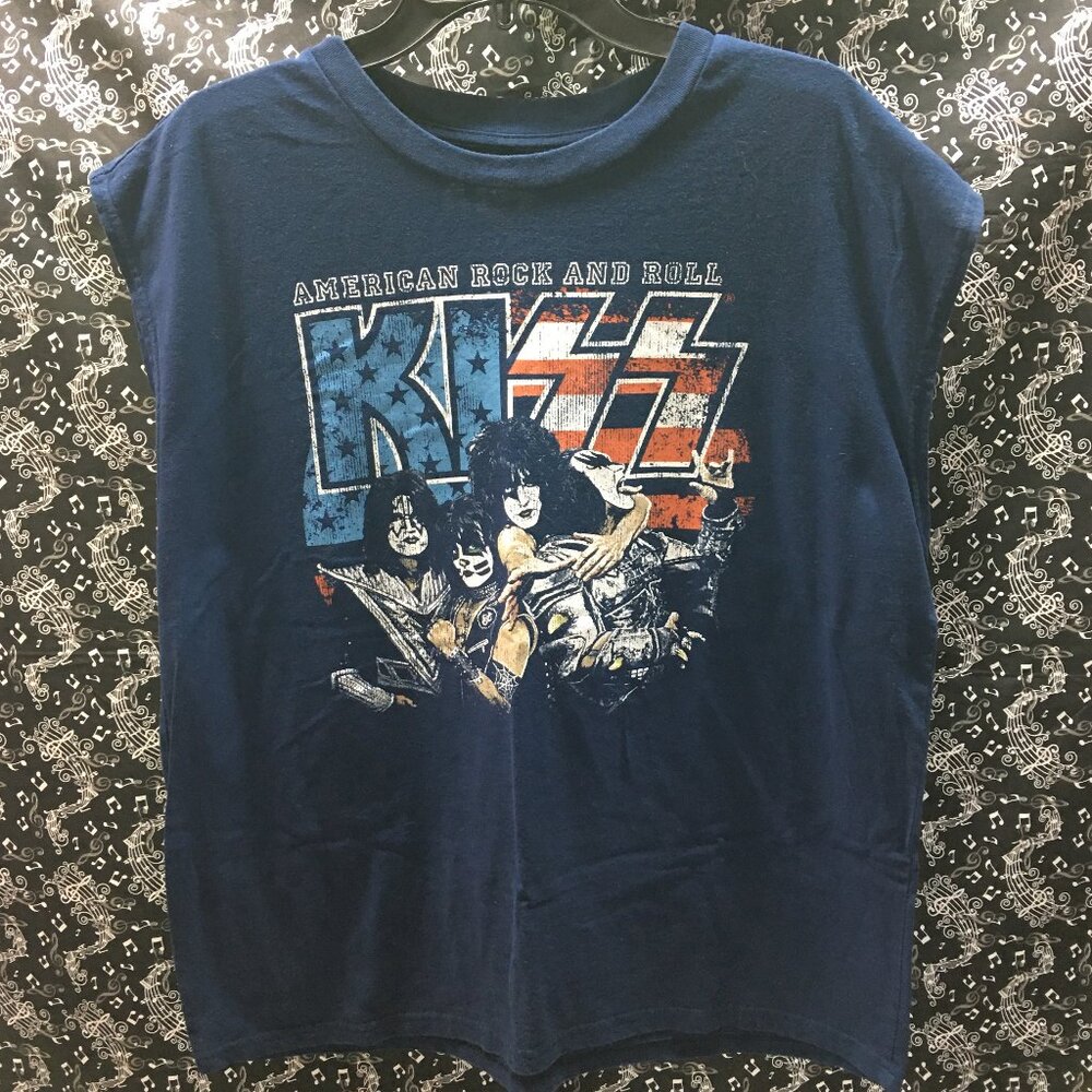 Kiss American Rock And Roll 1976 Tour Muscle Shirt